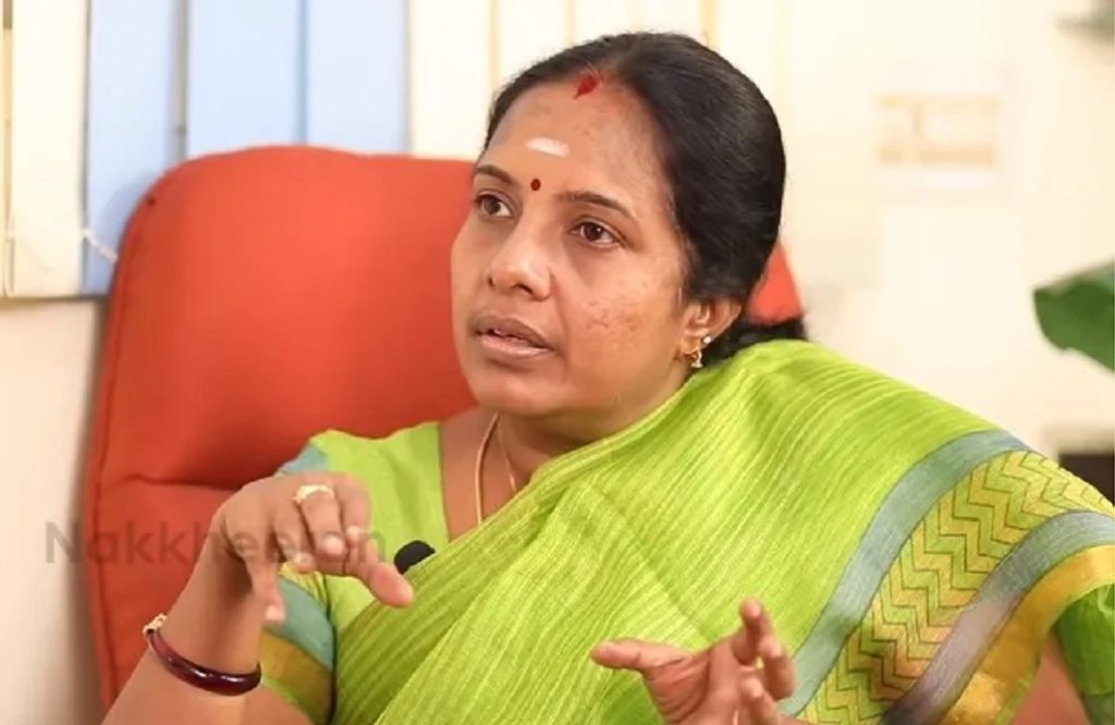 திமுக மீது திடீர் பரிவு காட்டும் வானதி!