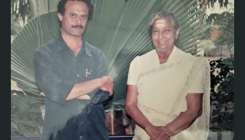 s.janaki with manaa
